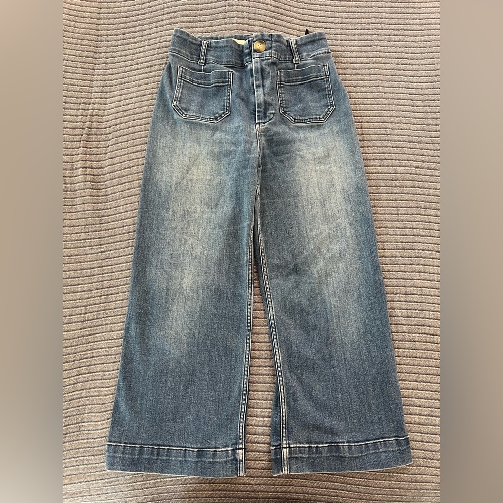 Anthropologie PILCRO wide-leg jeans 
Size 28 petite